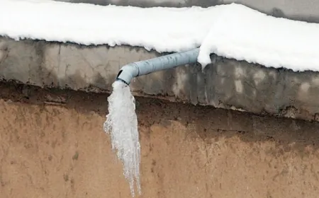 مياه الشرب تنقطع عن جرد الضنية لتجمدها في القساطل نتيجة الصقيع