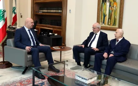 الرئيس جوزاف عون بحث مع وزير العدل عادل نصار سبل تفعيل عمل المحاكم والنيابات العامة مشددًا على ضرورة تسهيل سير التحقيقات في القضايا العالقة ولا سيما قضية تفجير مرفأ بيروت