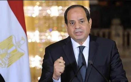السيسي: نرفض تهجير الفلسطينيين وتهديد الأمن القومي لدول المنطقة