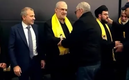 باسيل بعد تغيّبه عن التّشييع.