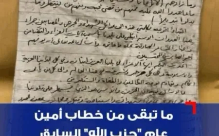  ما تبقى من خطاب أمين عام "حزب الله" السابق