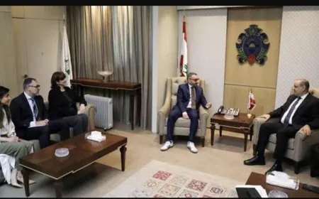 البيسري استقبل نائبا كنديا وعرض معه الاوضاع وملف النازحين السوريين