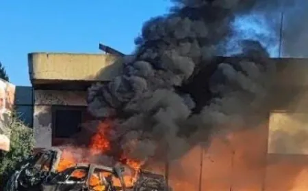 غارة إسرائيلية على حوش السيد علي في الهرمل.