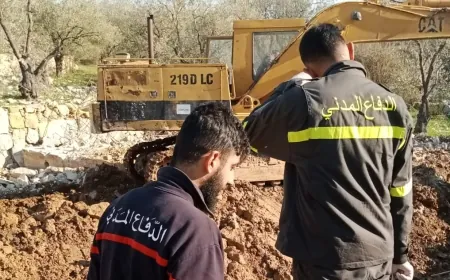 انتشال جثامين وأشلاء 5 شهداء من دير ميماس