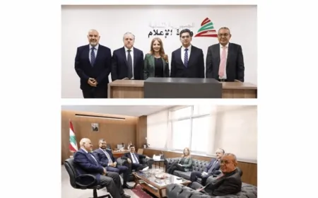 مرقص عرض مع وفد مجلس الأعمال اللبناني في الكويت شؤونًا إعلامية