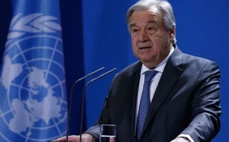 غوتيريش يدعو إلى دولة فلسطينية تشمل غزة والضفة والقدس الشرقية