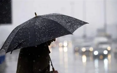 أمطار متفرقة وثلوج على الجبال اليوم..