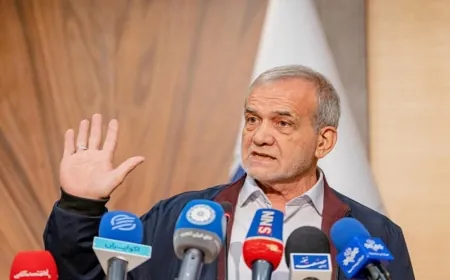 بزشكيان: نلتزم بتوجيهات خامنئي برفض الحوار مع واشنطن