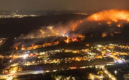 حرائق ضخمة تجتاح ولايتي كارولينا الجنوبية والشمالية