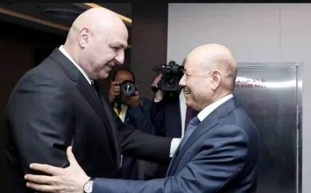 الرئيس عون بحث مع رئيس مجلس القيادة الرئاسي اليمني في الأوضاع الإقليمية