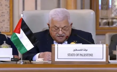 الرئيس الفلسطيني: شكرًا ترامب