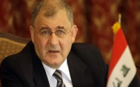 الرئيس العراقي: نحذر من تصفية القضية الفلسطينية