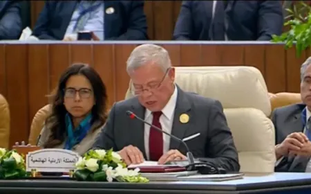 العاهل الأردني من القاهرة: علينا التأكيد على رفضنا التام للتهجير وإعادة إعمار غزة ضمن جدول زمني