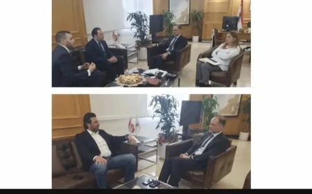 وزير الاشغال بحث مع وفد "البنك الأوروبي " في تطوير مشاريع إنمائية
