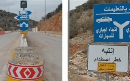 على الطريق بين المصنع والحدود السورية..