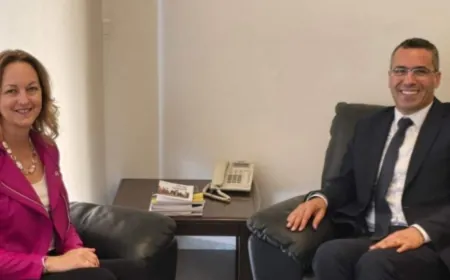 وزير الزراعة بحث مع السفيرة الأميركية في الإستراتيجية الزراعية والتحديات التنموية