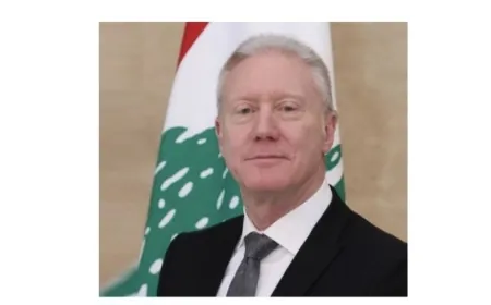 رجي عرض الاوضاع مع سفير قطر وتسلم اوراق سفير سلوفاكيا واستقبل وفدي القبارصة الموارنة والمارونية للانتشار