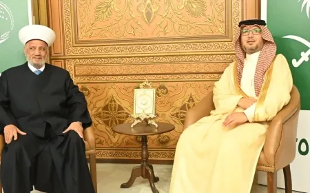 لقاء بين المفتي دريان والبخاري... مبادرة سعودية إنسانية للبنانيين في شهر رمضان