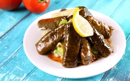 طريقة عمل ورق العنب بالزيت