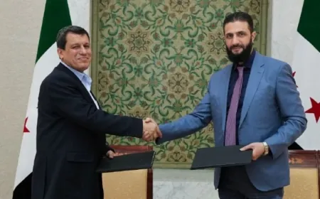 اتفاق يقضي باندماج قسد ضمن مؤسسات الجمهورية العربية السورية