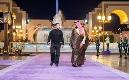 زيلينسكي يقول إنه عقد «لقاء متميزا» مع ولي العهد السعودي