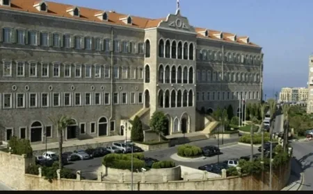 جلسة لمجلس الوزراء في السراي الحكومي يوم الإثنين