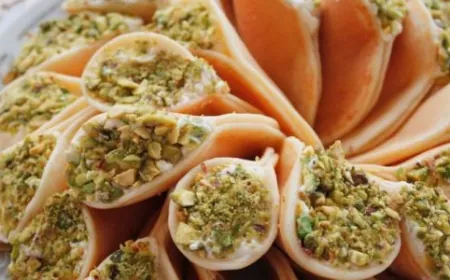 طريقة عمل القطايف بالسميد