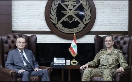 وزير الدفاع زار هيكل مهنئًا بتوليه قيادة الجيش