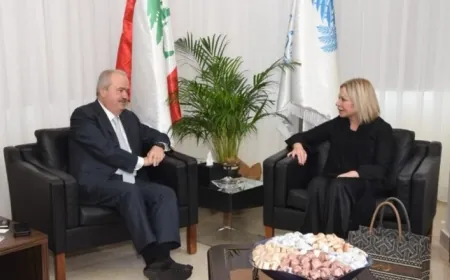 جابر ل بلاسخارت: المجتمع الدولي مُطالب بمساعدة لبنان وخصوصاً المتضررين جراء الحرب