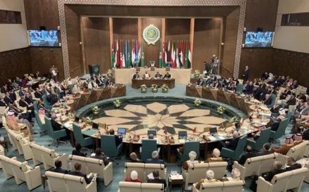 ‏الجامعة العربية تطالب المجتمع الدولي بالضغط على إسرائيل لوقف النار في غزة