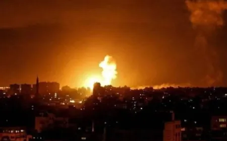 غارات إسرائيلية على موقع عسكري في وسط سوريا