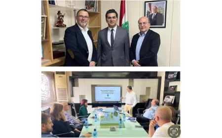 وزير الإعلام عرض لحاجات "تلفزيون لبنان" مع  وفد من  "فرانس ميديا موند"