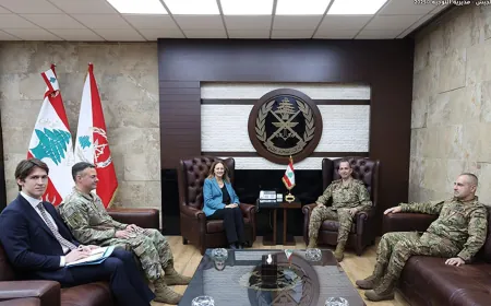 بحثٌ في الأوضاع العامّة بين قائد الجيش والسفيرة الأميركية