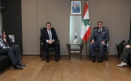 *اللواء عبدالله استقبل ملحق الأمن الداخلي لدى السفارة الفرنسية