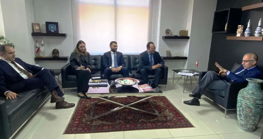 وزير الاقتصاد التقى ممثلي البنك الأوروبي لإعادة الإعمار والتنمية