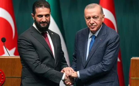 أردوغان لـ الشرع: نسعى لرفع العقوبات عن سوريا