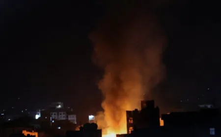 11 غارة أميركية تستهدف مواقع الحوثيين في مديرية العبدية ومجزر بمأرب