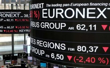 أسهم أوروبا تهبط للأسبوع الثالث على التوالي بعد أزمة الرسوم