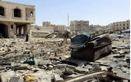 الحوثيون أعلنوا مقتل وإصابة 36 شخصا في قصف أميركي استهدف مصنعا للسيراميك في صنعاء