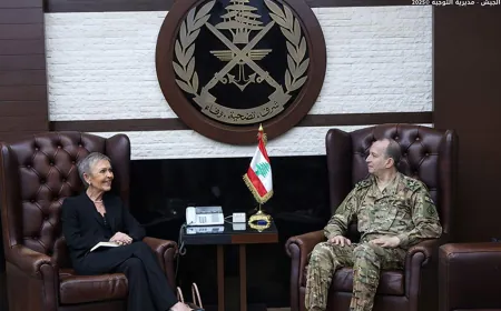 قائد الجيش بحث مع سفيرة فنلندا في الأوضاع العامة