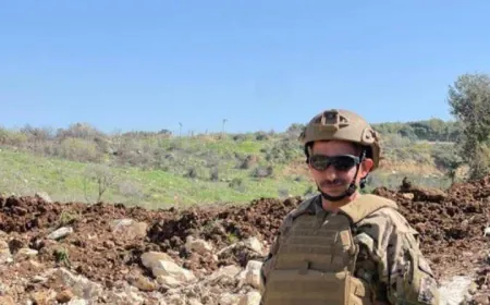 المعاون أول في الجيش اللبناني فادي الجاسم ابن وادي خالد الحدودية في عكار الذي ارتقى خلال قيامه بواجبه الوطني في منطقة وادي العزية- صور
