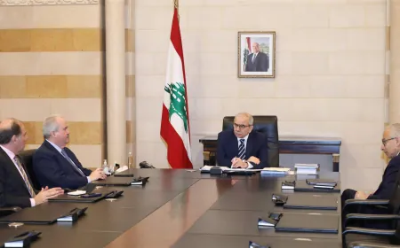 نواف سلام ترأس اجتماعا وعقد سلسلة لقاءات في السراي