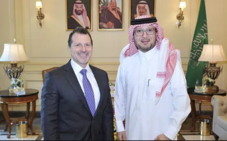 السفير السعودي استقبل وزير المهجرين...