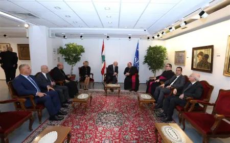 الأباتي هادي محفوظ لرئيس الجمهورية: لا شك في أنّكم ستقودون لبنان الى منطق الدولة