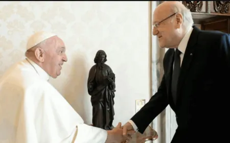 ميقاتي: لبنان خسر برحيل البابا فرنسيس راعيًا وصديقًا