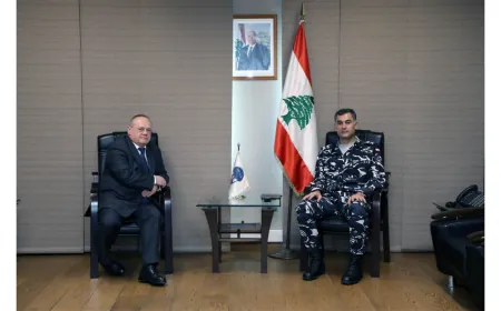اللواء عبدالله استقبل السّفيرين البريطاني والمجري