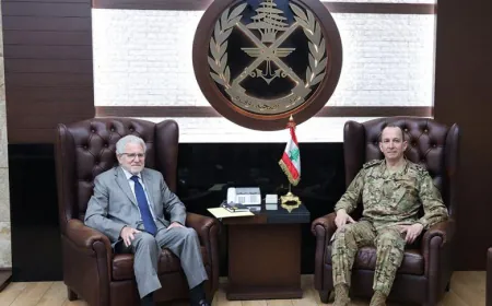 استقبالات العماد قائد الجيش