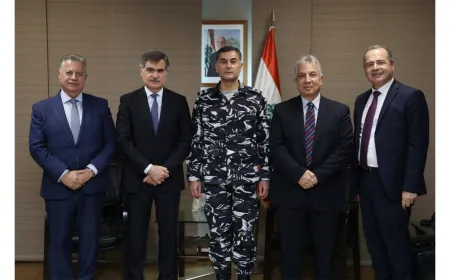 اللواء عبدالله استقبل رئيس جامعة البلمند، كما استقبل رئيس الاتّحاد الرياضي العربي للشّرطة