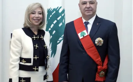 الرئيس عون واللبنانية الاولى عادا الى بيروت