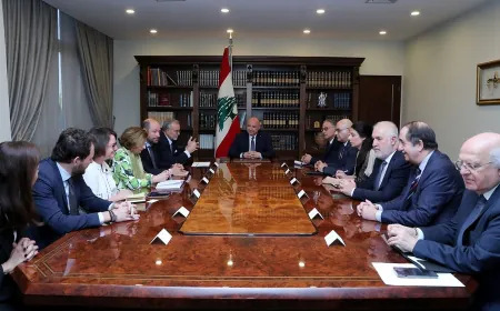 الرئيس عون: الإصلاحات والانسحاب الإسرائيلي أولويات لاستعادة الثقة وبناء الدولة